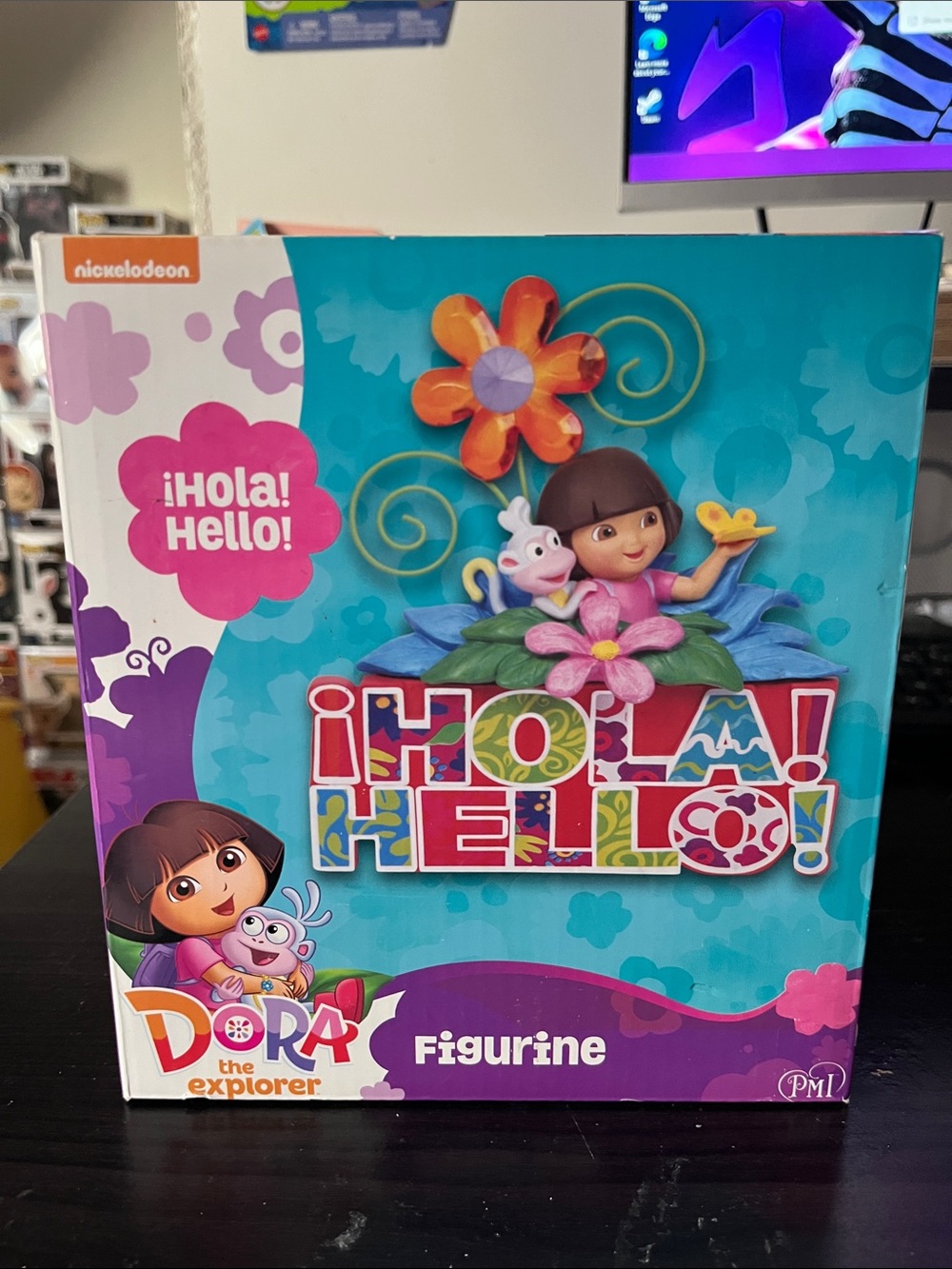 Nickelodeon Dora the Explorer Figurine - Teal & Purple Box